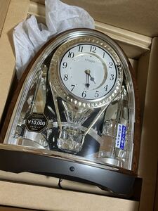 【動作未確認】RHYTHM CITIZEN 置時計 メロディ時計 電子音メロディ