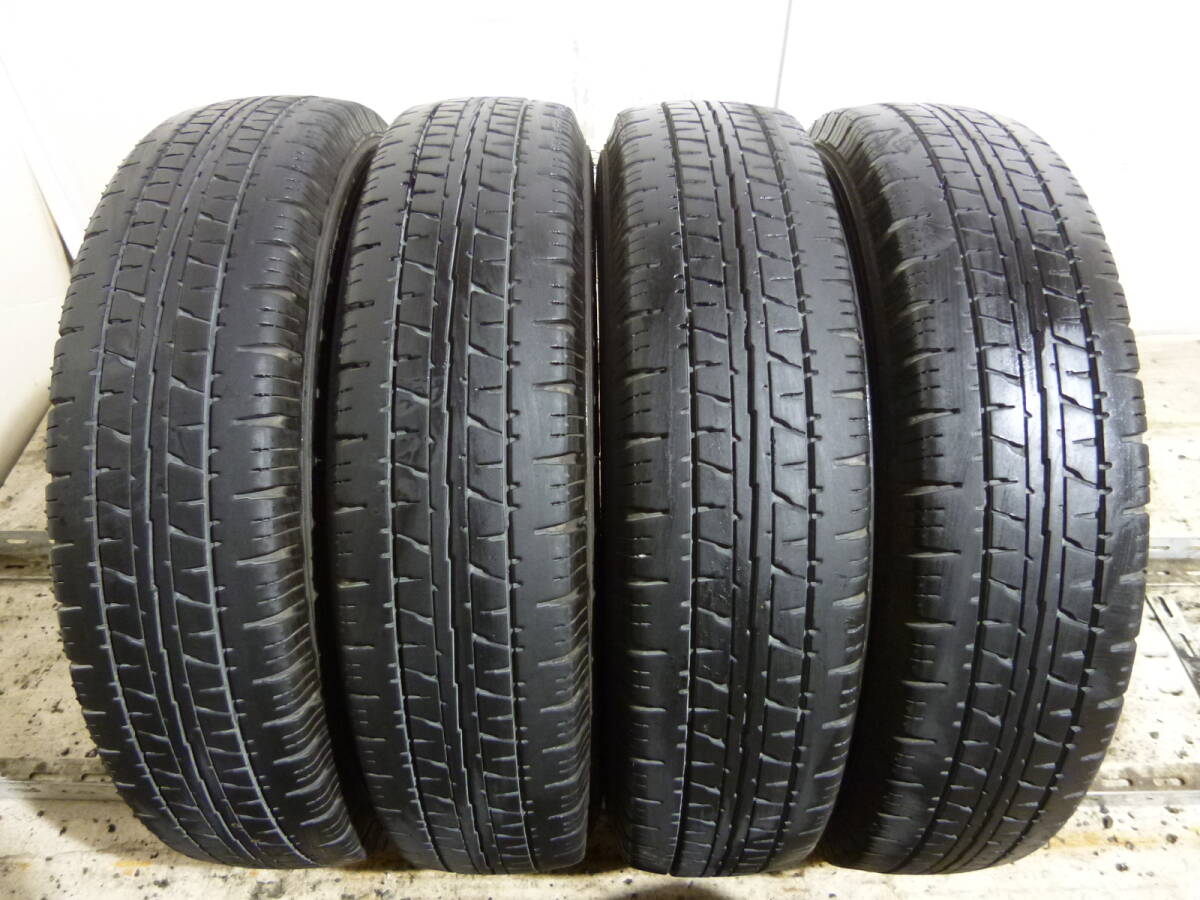[ダブルタイヤ用スチール］145R13LT 8PR DUNLOP WINTER MAXX SV01 2015年4本　13×4J　170/6H 145 13 8pr タイヤの通販
