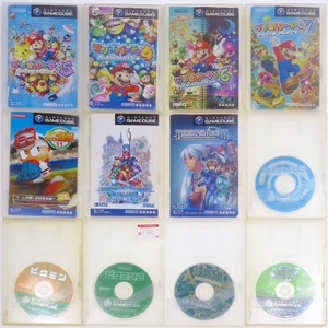 ( 大量セット ) GC ゲームキューブ ソフト12本セット マリオパーティ ピクミン 等 ジャンク 動作未確認 仕掛品 未検品 現状 宅急便60サイズ