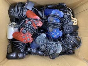 PS2コントローラー 約30個 プレイステーション2 動作未確認 ジャンク まとめ売り Playstation【y3-751/0/0】