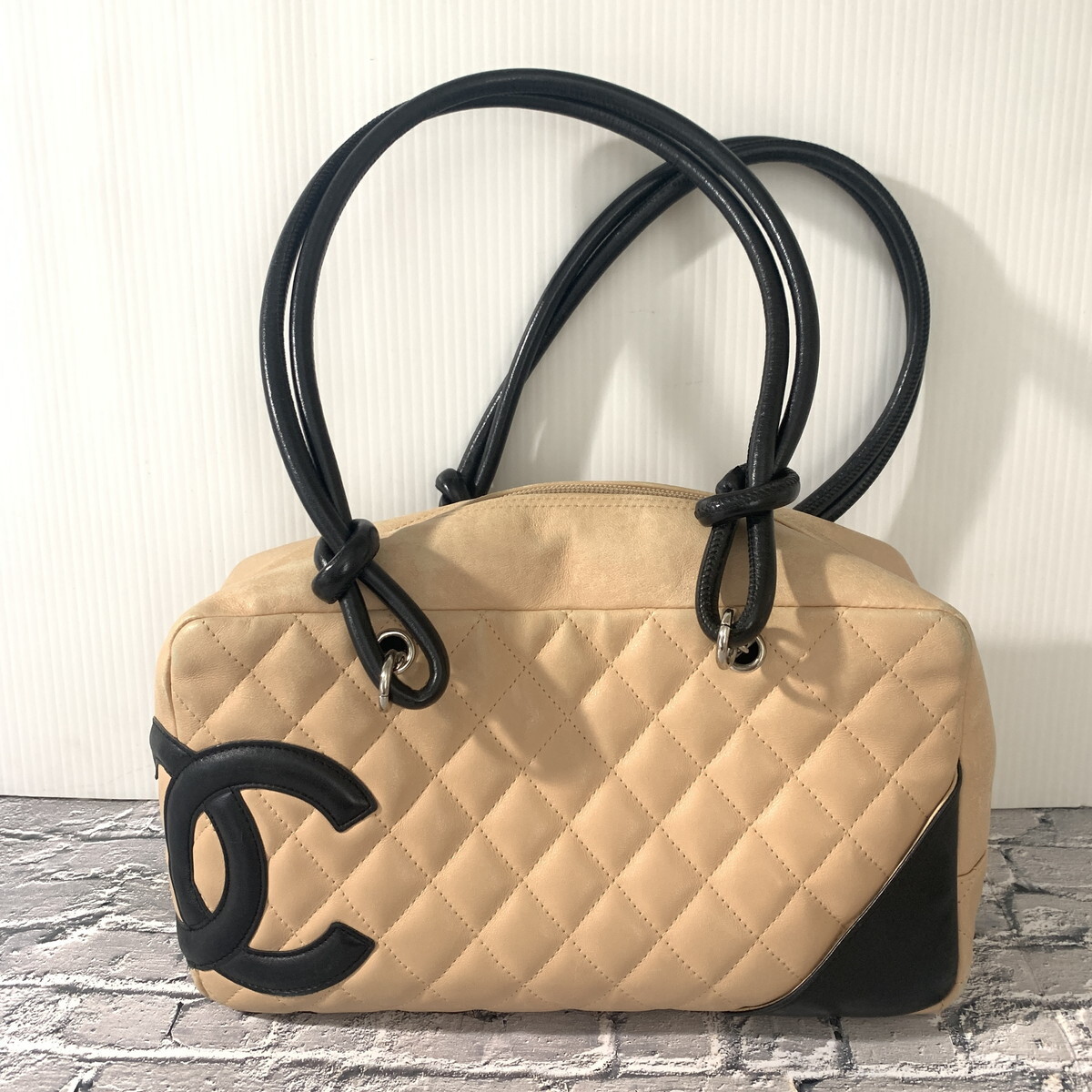 【極美品】CHANEL シャネル カンボンライン マトラッセ ココマーク カーフ Yahoo!オークション -「シャネル カンボンライン バッグ」の落札