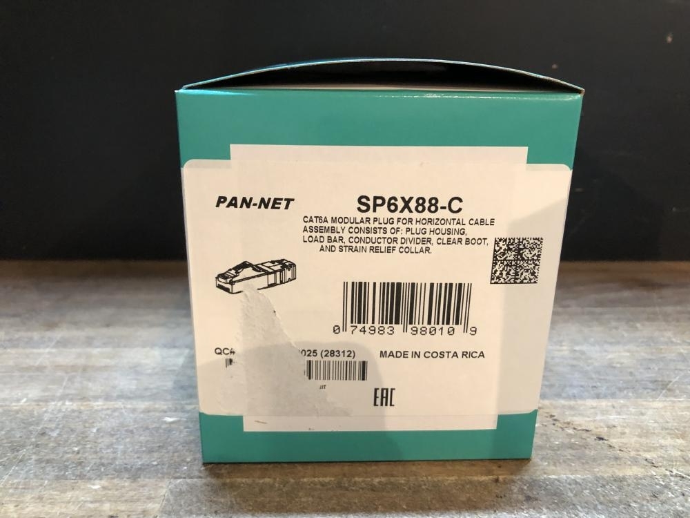 パンドウイット カテゴリ6A　SP6X88-C：2箱（新品未開封） 楽天市場】SP6X88-C 【100個入り】 パンドウイット モジュラー