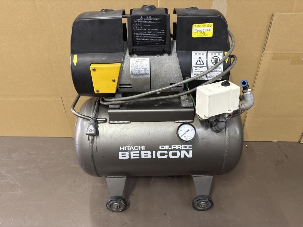 [ジャンク] 山形発!! 日立 コンプレッサ ベビコン 動作未確認 売切!! ジャンクHITACHIコンプレッサーを修理レストア