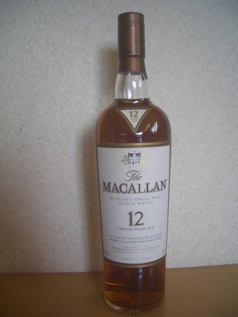 割引【未開封】マッカラン 12 ウイスキー 旧ボトル 375ml ザ・マッカラン12年 オールドボトル（THE MACALLAN 12-year aged