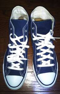 即決・送料込★converse コンバース★良品・オールスター キャンバス ハイ ALL STAR CANVAS HI M9622★紺 US9(27.5cm)