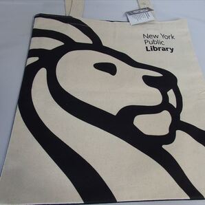★新品未使用★ニューヨーク公立図書館(New York Public Library)トートバッグ(Made in USA)黒 N61