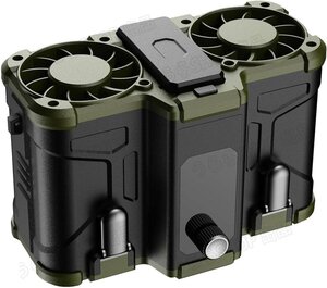 腰掛け扇風機 10000mAh クリップ扇風機 ベルトファン ウエストクーラー usb充電 超強風 登山 通勤 通学 xhw0103