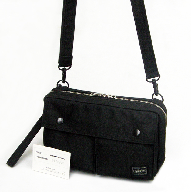 未使用に近い　PORTER ポーター　ショルダーバッグ　スモーキー　ブラック SMOKY(スモーキー) VERTICAL SHOULDER BAG | 吉田カバン