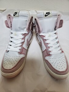 NIKE ナイキ DUNK HIGH 1985 Barely Rose DQ8799-100 メンズ 28cm スニーカー 未使用に近い 箱・タグなし 送料込み