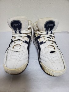アシックス バスケットシューズ GEL3KY3HOT 白×ネイビー 27cm 送料込み