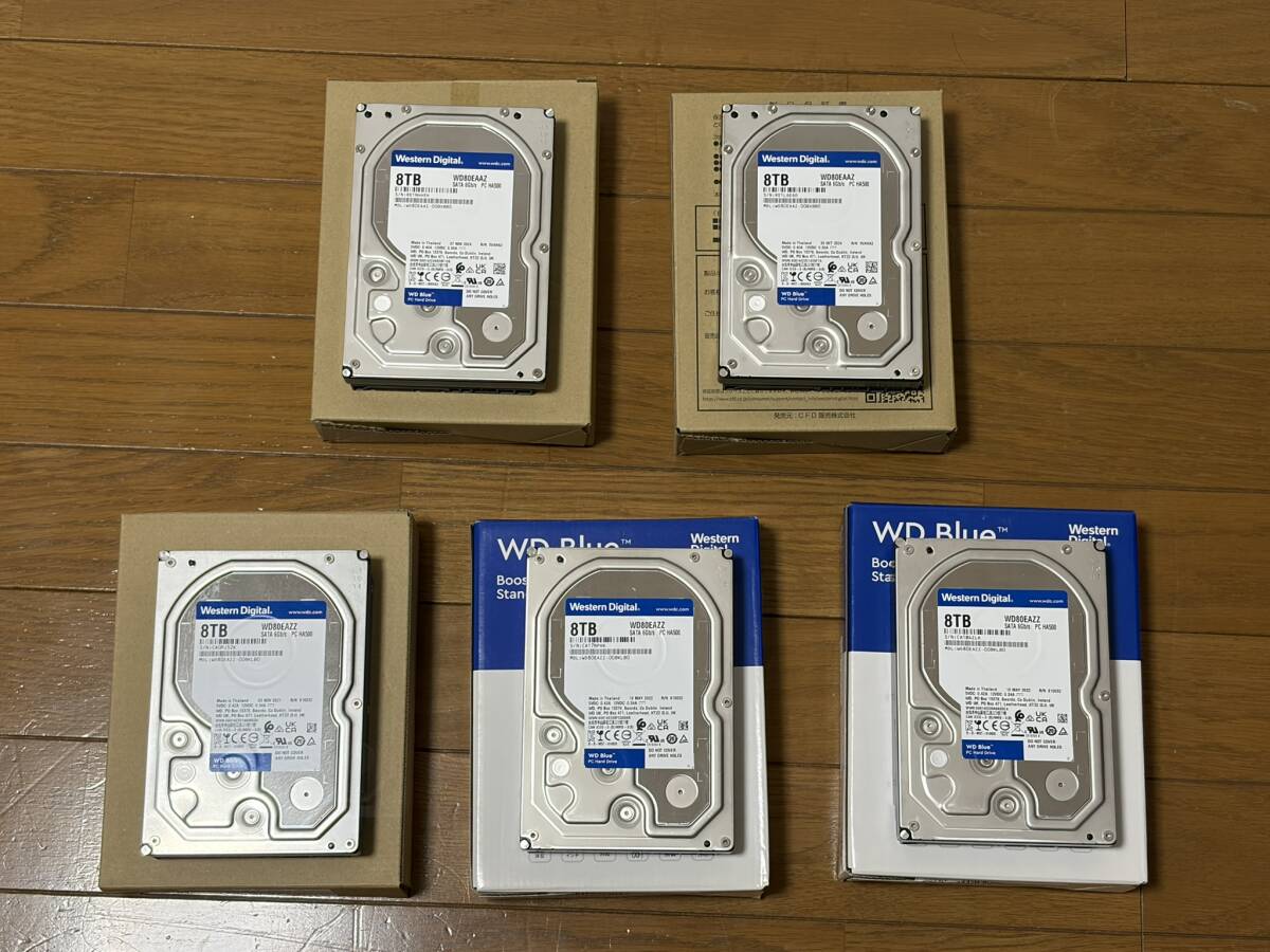 【新品未開封】8TB Western Digital 3.5インチ 内蔵HDD Amazon | Western Digital HDD 8TB WD Red NAS RAID 3.5インチ