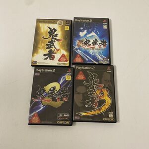 読込確認済み PlayStation2 PS2 鬼武者 鬼武者2 鬼武者3 新鬼武者 DAWN OF DREAMS ソフト 4点まとめて 【送料無料】AAA0001/S7670/0910