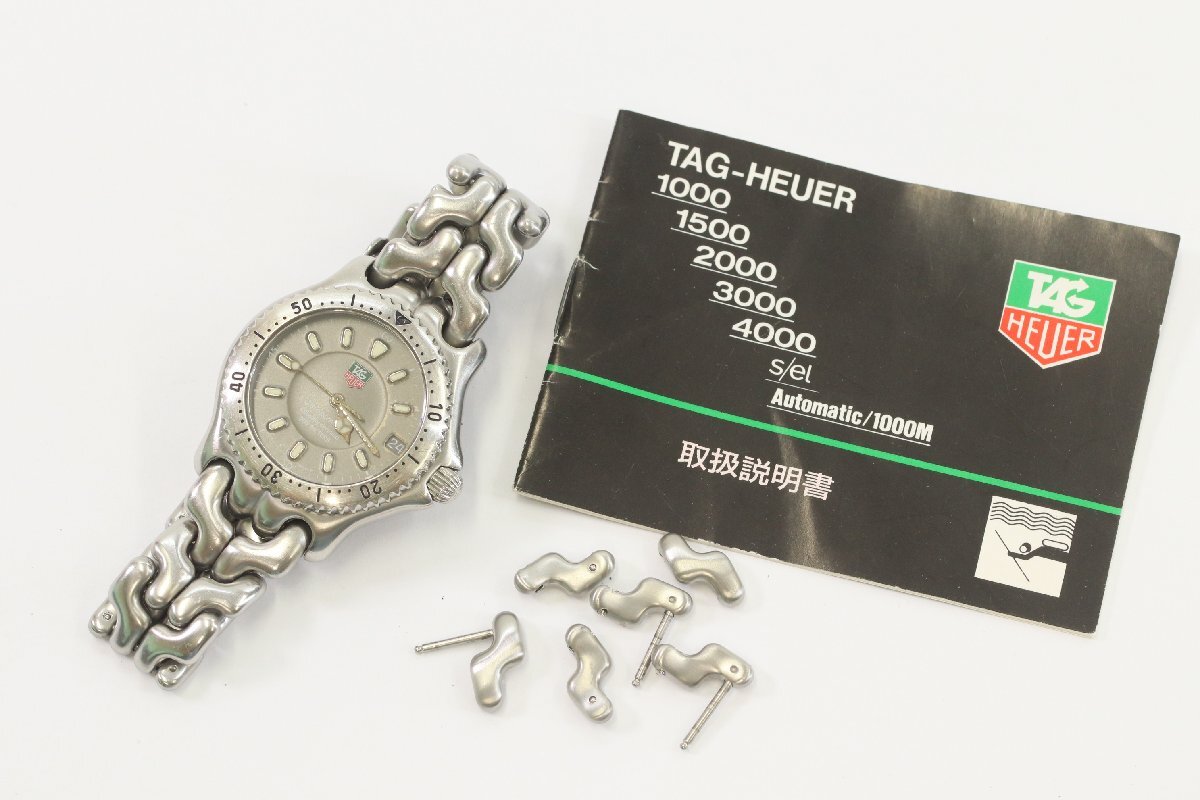 新品電池✨　タグホイヤー　プロフェッショナル　962.213 時計　グレー文字盤 962.213-2 #Tag Heuer #タグホイヤー #2000シリーズ