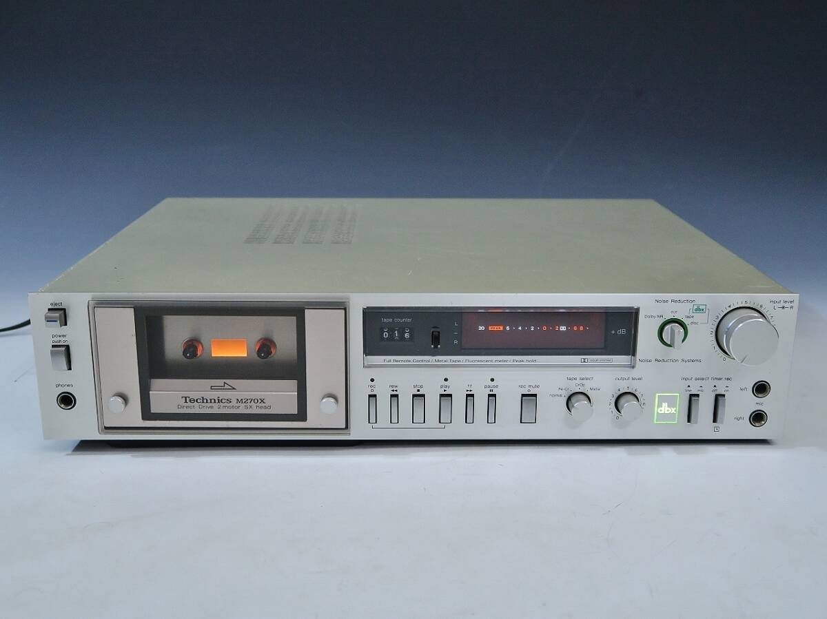 Technics テクニクス RS-M212 カセットデッキ Technics RS-M212 Cassette Deck Used Tested Compact 90s Audio