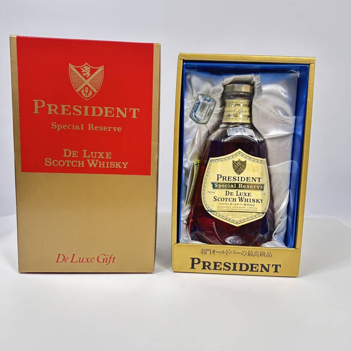【未開栓】 プレジデント スペシャルリザーブ デラックス ウイスキー5本 Q15 未開栓】 プレジデント スペシャルリザーブ デラックス
