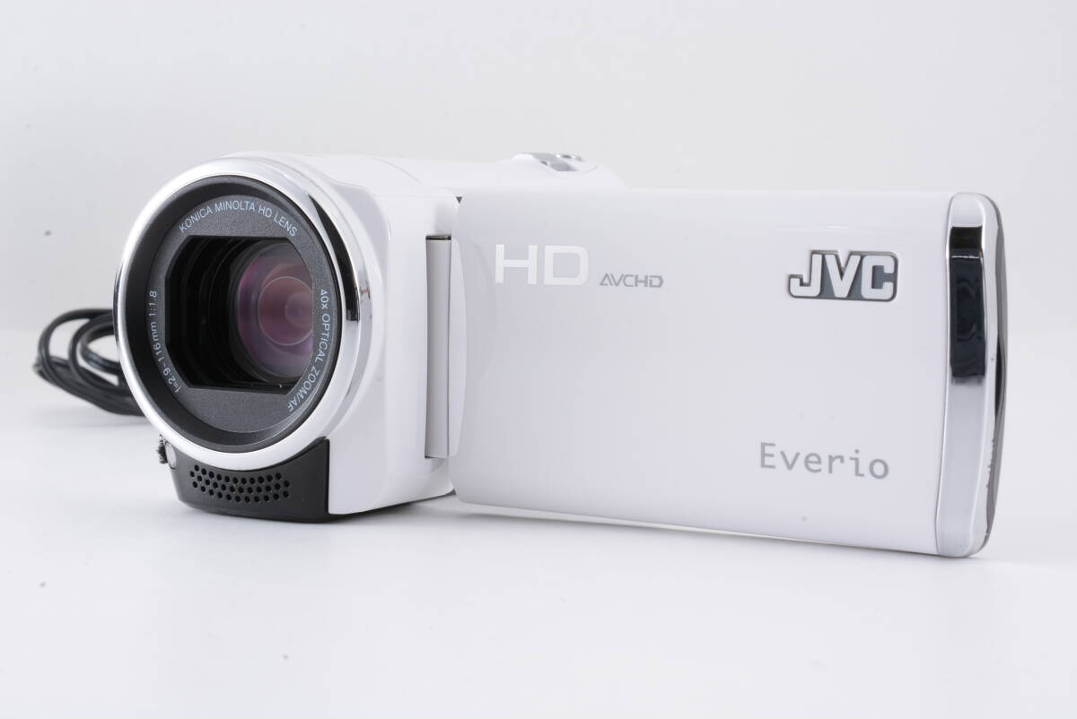 JVC ビデオカメラ　Everio GZ-HM670 ホワイト　付属品完備 Yahoo!オークション -「everio gz-hm670」の落札相場・落札価格