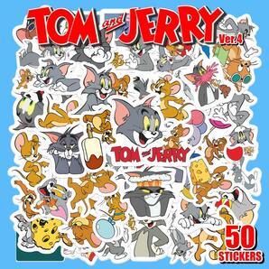 トムとジェリー ステッカー 50枚セット Ver.4 PVC 防水 シール トムアンドジェリー アニメ キャラクター