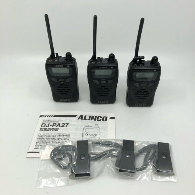ALINCO DJ-P11 6台セット　中古品 2025年最新】Yahoo!オークション -alinco 特定小電力