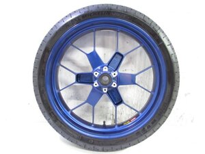 アプリリア RSV1000Rミレ 大人気 溝有タイヤ付 OZレーシング 鍛造 フロントホイール 程度良好 検※ RSV4ファクトリー RST1000 164U08