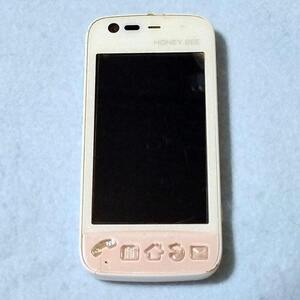 ジャンク品 動作不可 ソフトバンク 京セラ HONEY BEE 101K ピンク ハニービー