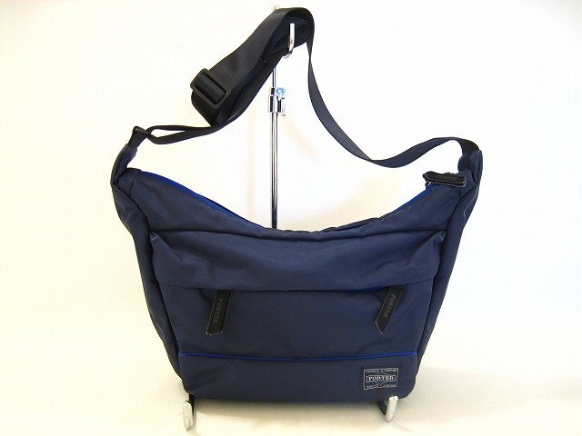 未使用級　PORTER PLANシリーズ ショルダーバッグ　ナイロン　ネイビー PLAN（PORTER） ポーター プラン 2WAYショルダーバッグ 728