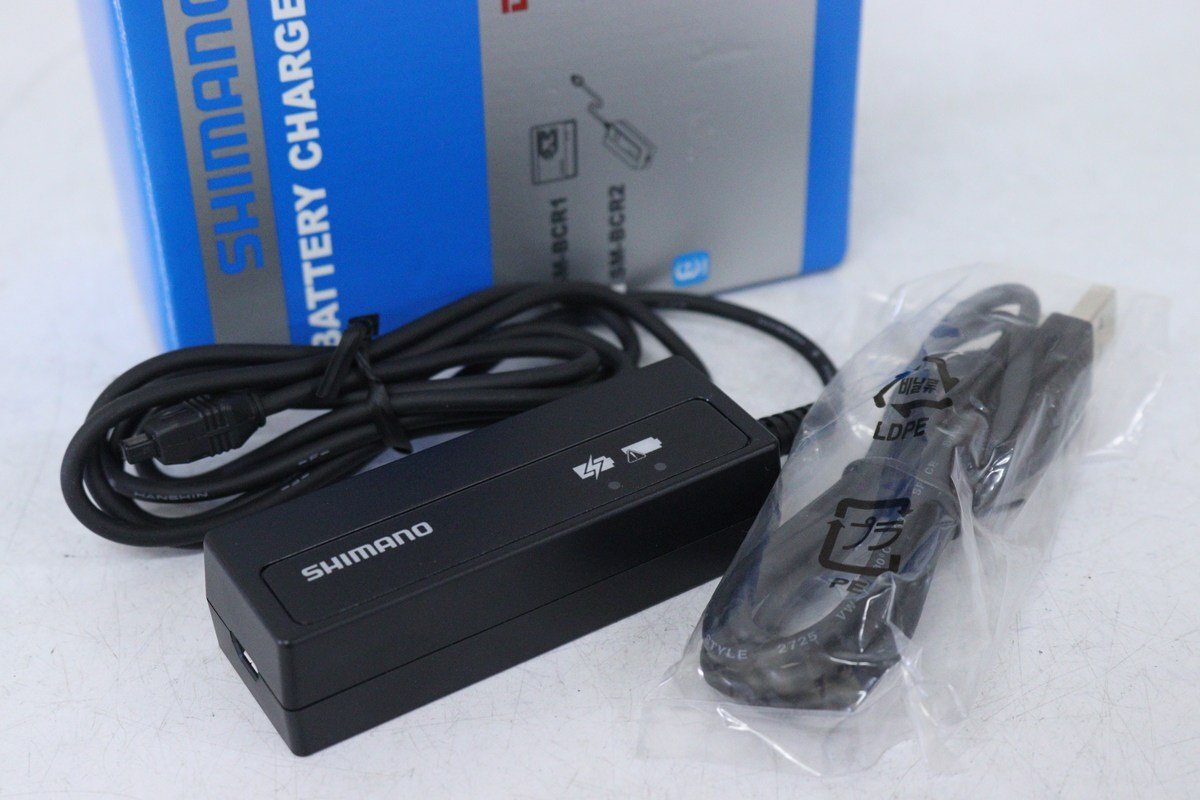 シマノ SM-BCR2 11速 Di2充電器 美品 動作確認済み Amazon | シマノ SM-BCR2 ビルトイン(内蔵式)バッテリー充電器