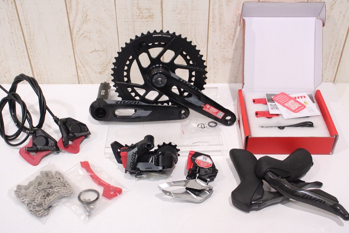 [美品] スラム Rival eTap AXS 12s グループセット Sram Rival eTap AXS 2X HRD Electronic Wireless Full Groupset