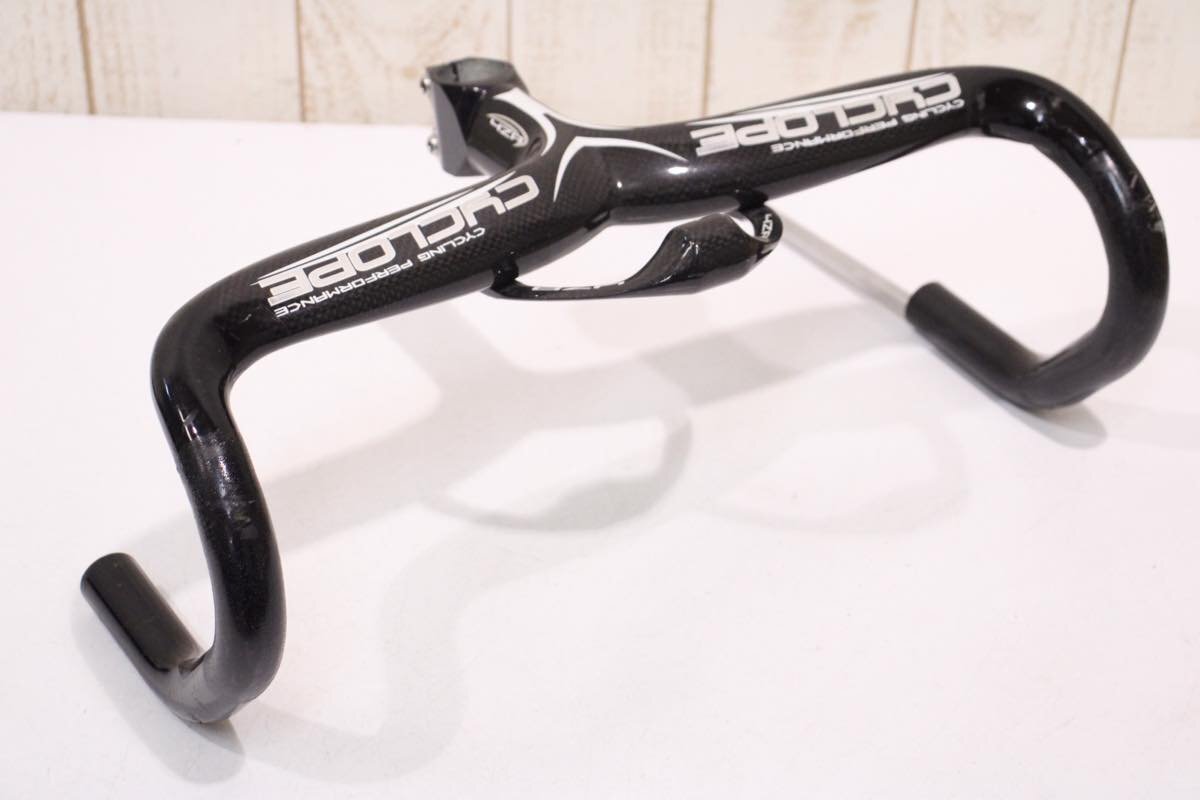 【未使用】一体型カーボンハンドル カーボンハンドルバー：Yoeleo H9 カーボンロードバイク 一体型