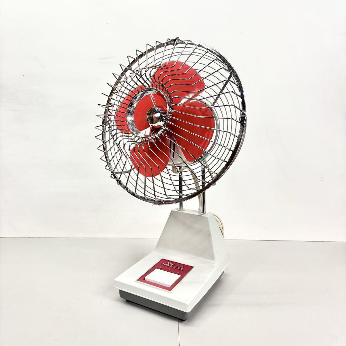 希少 可動品 扇風機 昭和レトロ 巻取りコード NEC neo cool 希少 可動品 扇風機 昭和レトロ 巻取りコード NEC neo cool
