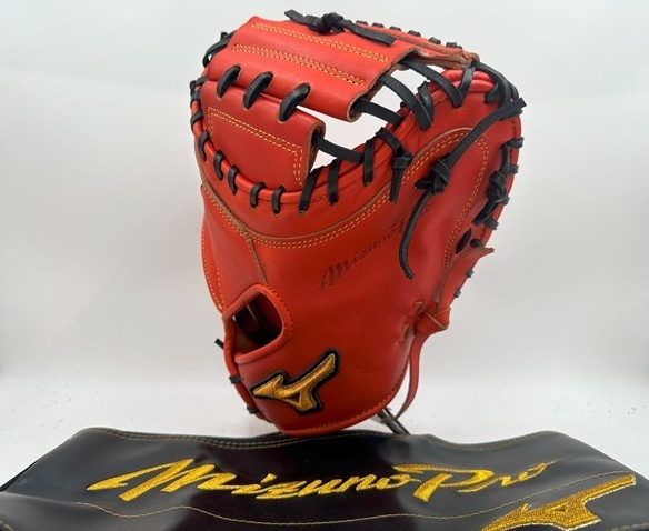 MizunoPRO キャッチャーミット(良型)(美品) 野球 ミズノ 硬式キャッチャーミット ミズノプロ オーダーグラブ