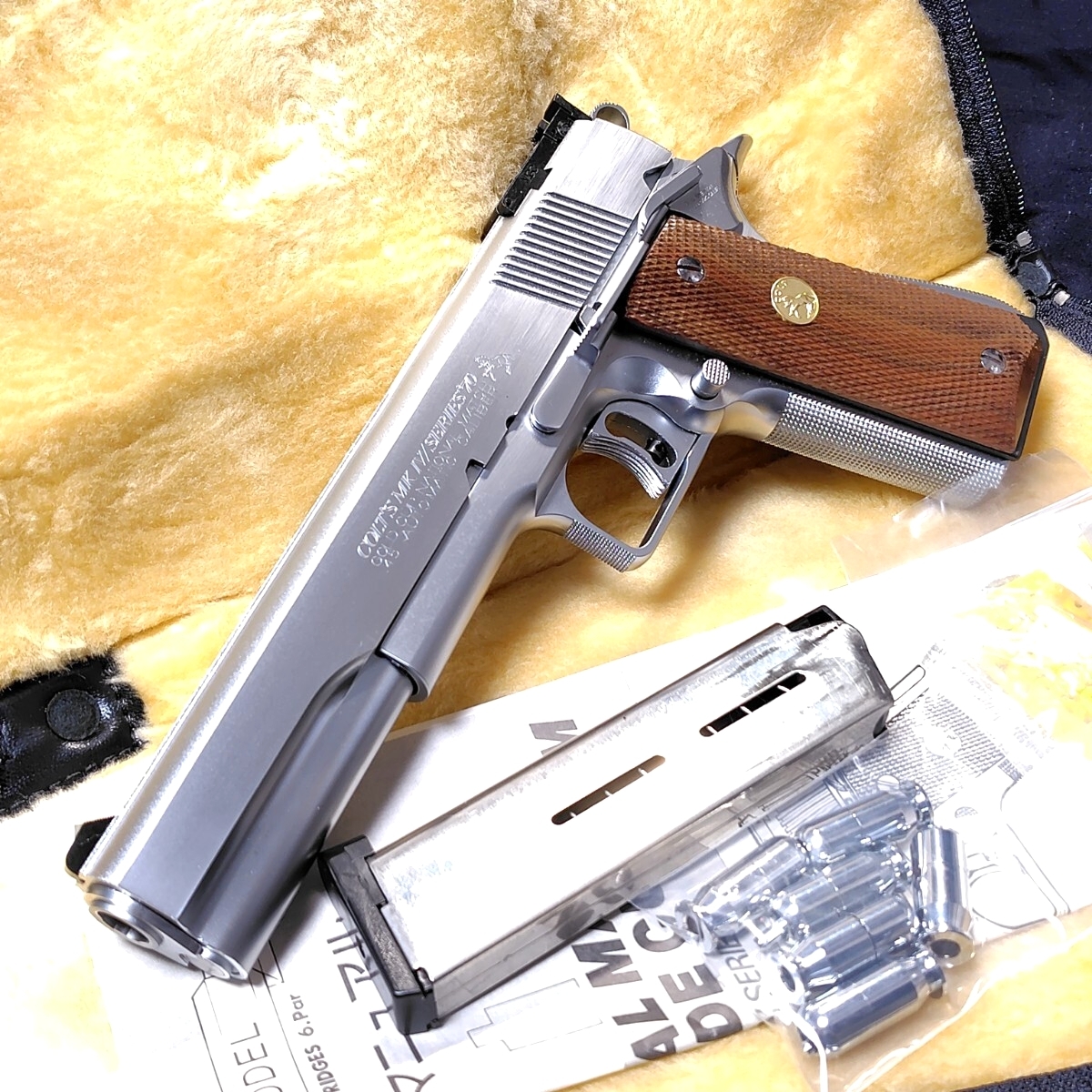 MGC製　モデルガン　1911ガバメントカスタムとモーゼル　3個セット　中古品 MGC製 モデルガン 1911ガバメントカスタムとモーゼル 3個セット