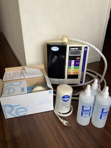 LeveLuk SD501 アルカリイオン 整水器 レベラック エナジック 強酸性水 生成用 電解促進液3本 Eクリーナー 浄水カートリッジ