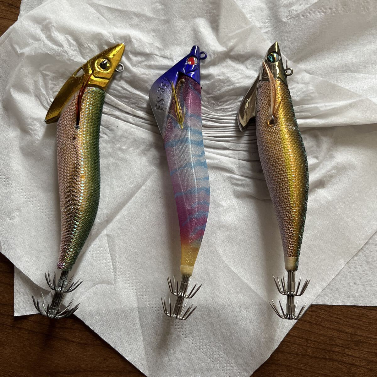 クリックス新品エギ 3.5号 多色展開 12個セット中古４個計16個セット point-i_4580151260851