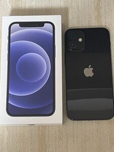 iPhone 12mini ブラック 64GB docomo版 simフリー 分解や改造歴無し バッテリー77%程度 残債なし