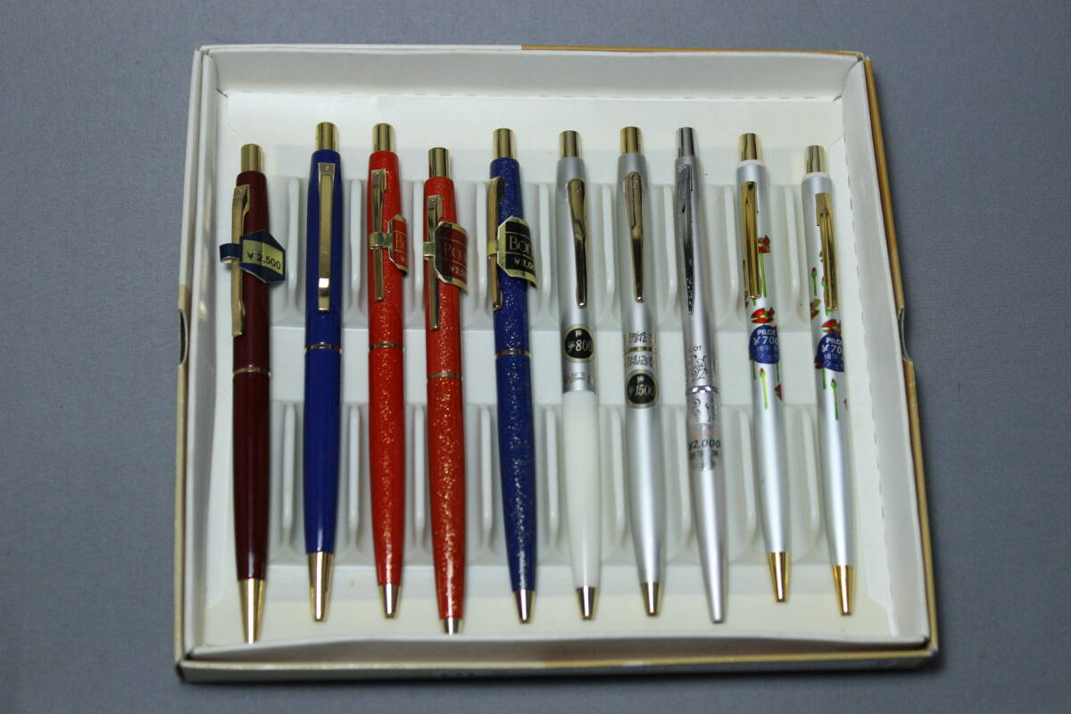 ボテ箱 昭和レトロ 2個セット パイロット万年筆 昭和レトロ パイロット 万年筆（PILOT 55 SUPER QUALITY ペン先F