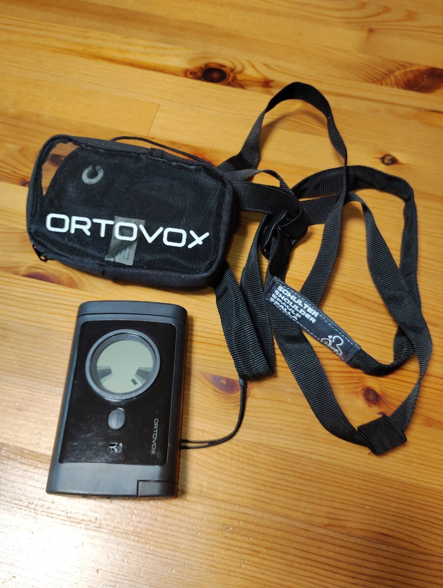 アバランチビーコン　ORTOVOX 動作確認済 アバランチ ビーコン ORTOVOX オルトボックス X1 赤