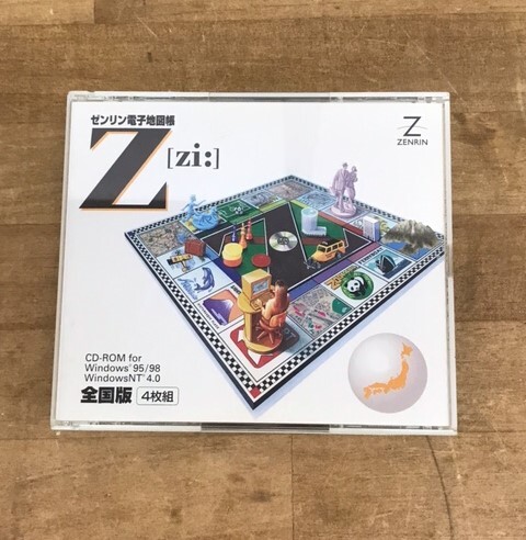 ゼンリン電子地図帳 Ⅳ [西日本] CD-ROM版 2001年 Windows