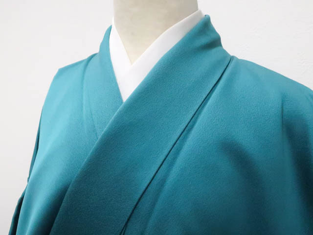 《京都一輝堂》リサイクル着物 色留袖 正絹 身丈約161cm 裄丈65cm so