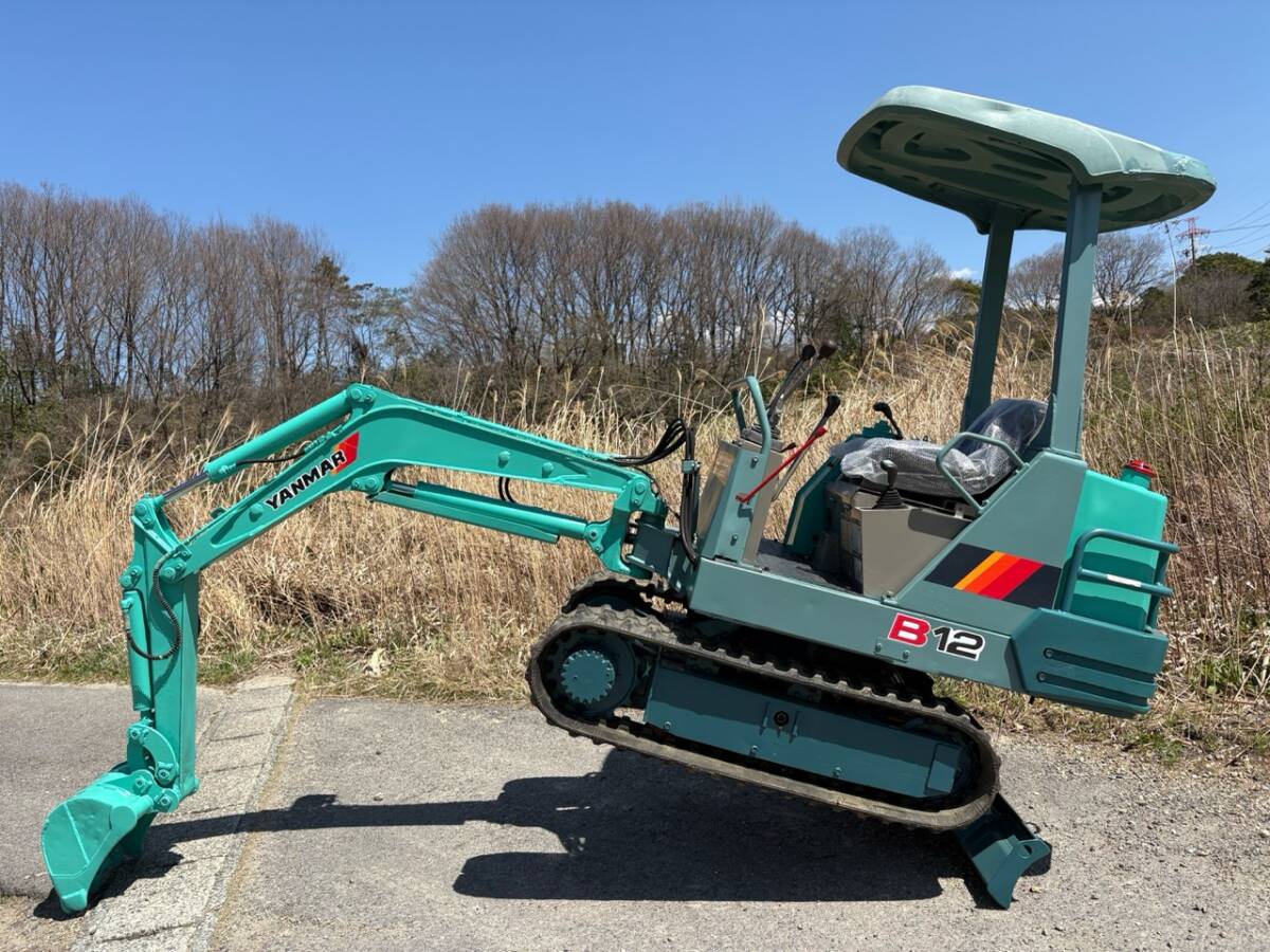 ヤンマー B12 ミニユンボ 横旋回 ライト点灯確認済 油圧ショベル 中古 2025年最新】Yahoo!オークション -ヤンマーb12の中古品・新品
