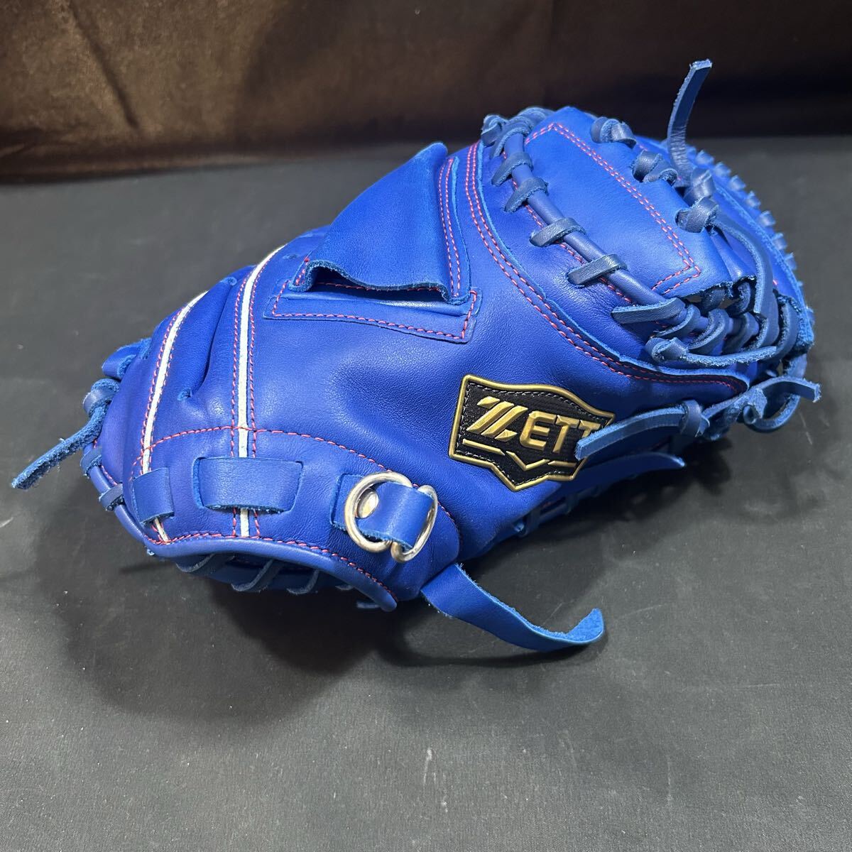 ZETT キャッチャーグローブ BRCA31412 青　未使用 Amazon | ゼット(ZETT) 軟式野球 グラブ(グローブ