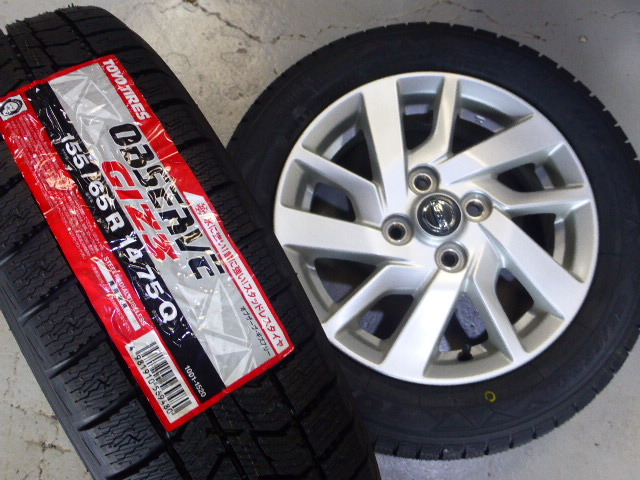 日産デイズ　155/65R14 純正アルミホイールタイヤ4本セット 日産デイズ純正アルミホイール4本セット 日産デイズ 155/65R14