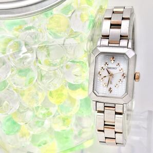 【稼働】 SEIKO セイコー lk ルキア ソーラー オクタゴン レディース 腕時計 V111-0BH0 001585