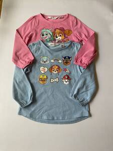 H&M 長袖 tシャツ 2枚 セット パウパトロール サイズ98/104cm 3-4歳