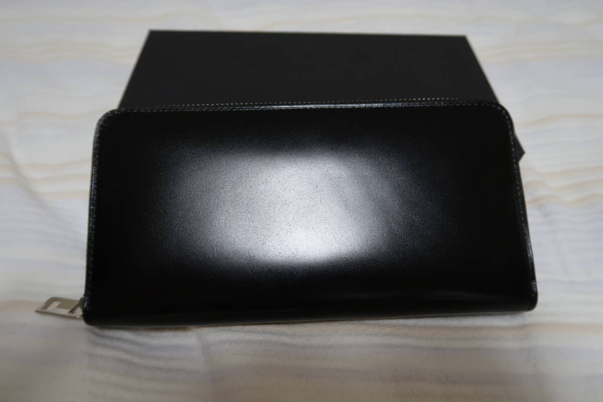 未使用　SOMES SADDLEソメスサドル　レザー長財布　ブラック　黒　箱付き Yahoo!オークション -「ソメスサドル 財布」(ファッション小物