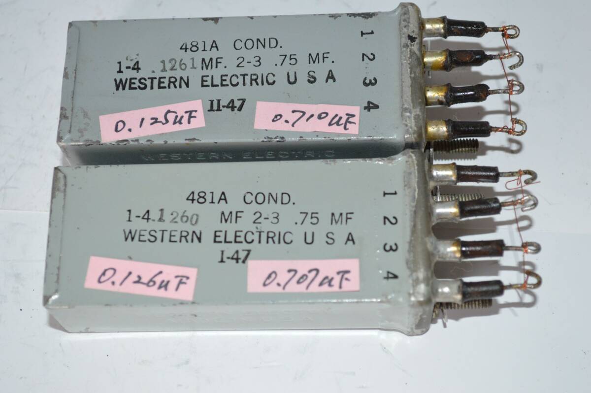 Yahoo!オークション -「western electric コンデンサー」の落札