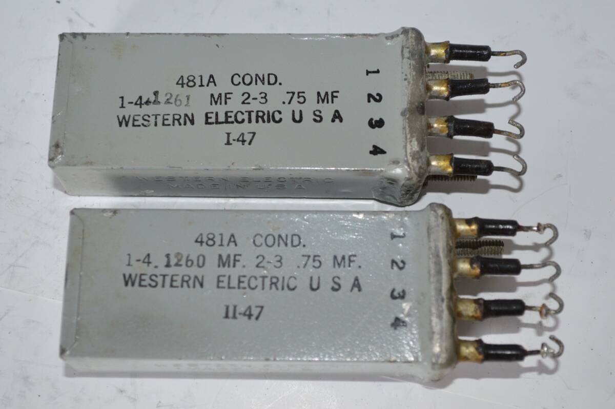 Yahoo!オークション -「western electric コンデンサー」の落札