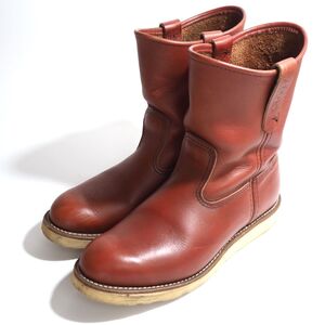 レッドウィング RED WING 8866 レザー ペコブーツ レッド US8.5 26.5cm メンズ 正規品 5-ZH043
