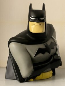 1998年製 バットマン アニメイテッドバットマン ソフビバストフィギュア (貯金箱)