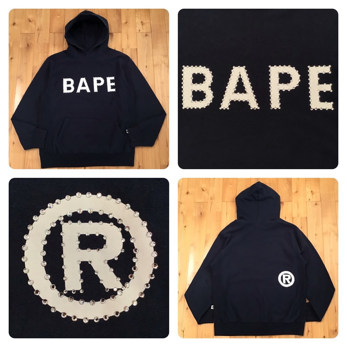 BAPE スワロフスキー スウェット APE ベイプ エイプ アベイシングエイプ A BATHING APEのフリマアイテム一覧