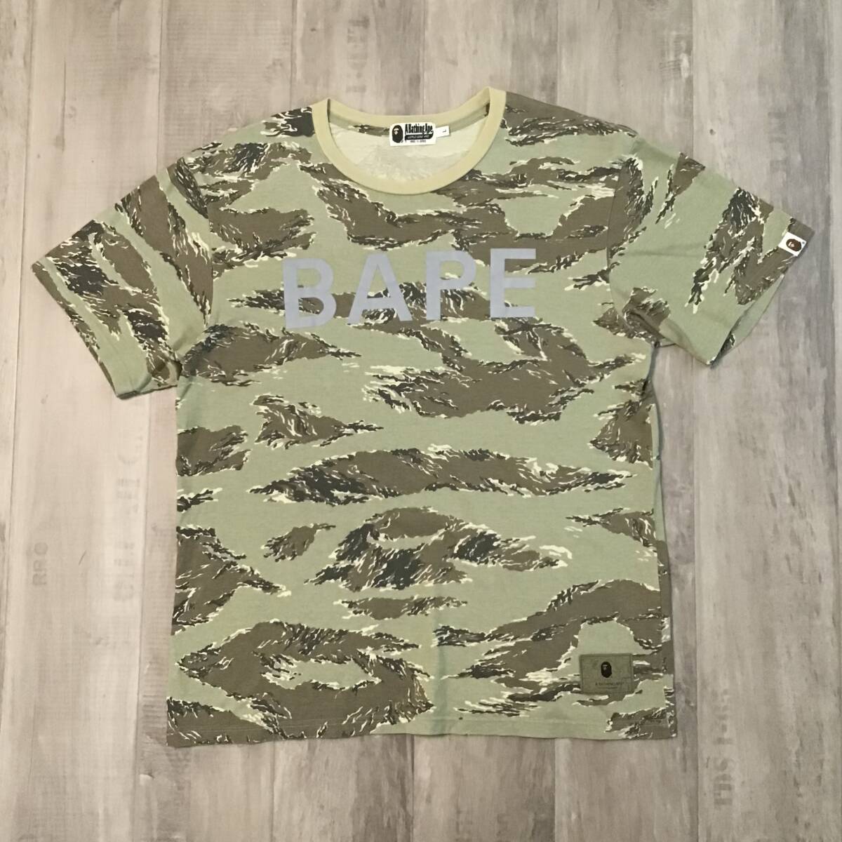 古着 アベイシングエイプ BAPE エイプ エイプカモ 迷彩 Tシャツ ☆初期☆ APE HEAD Tシャツ Mサイズ a bathing ape BAPE エイプ